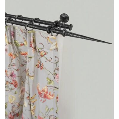 GARESA ESPERANCA Gardinenstange - Verstellbar, 370cm, Schwarz GARESA ESPERANCA Gardinenstange - Verstellbar, 370cm, Schwarz