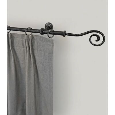 GARESA Esperanca Gardinenstange - 270cm, Schwarz, Metall GARESA Esperanca Gardinenstange - 270cm, Schwarz, Metall