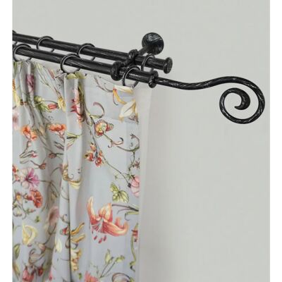 GARESA ESPERANCA Gardinenstange - Verstellbar, Schwarz, 250cm GARESA ESPERANCA Gardinenstange - Verstellbar, Schwarz, 250cm