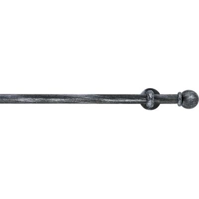 GARESA ESPERANCA Gardinenstange - 130cm, Schwarz, Rustikal GARESA ESPERANCA Gardinenstange - 130cm, Schwarz, Rustikal