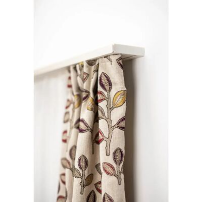 GARESA CREDO Weiße Kunststoff-Vorhangschiene - 240cm, 2-läufig, Deckenmontage GARESA CREDO Weiße Kunststoff-Vorhangschiene - 240cm, 2-läufig, Deckenmontage