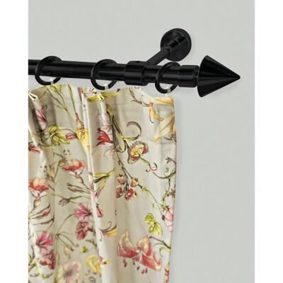 GARESA BASE Gardinenstange 210cm schwarz - Curtain Rod GARESA BASE Gardinenstange 210cm schwarz - Curtain Rod