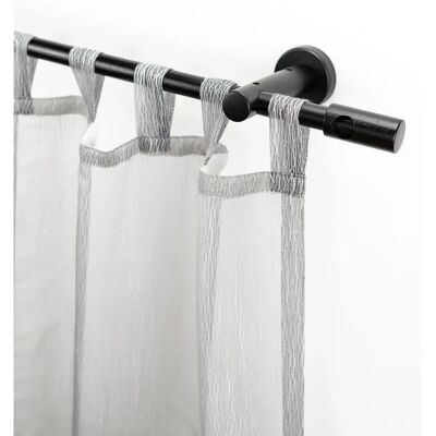 GARESA PANDRI Gardinenstange - Verstellbar, Schwarz 480cm GARESA PANDRI Gardinenstange - Verstellbar, Schwarz 480cm