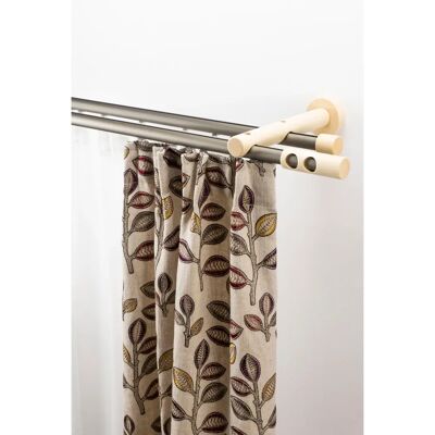 GARESA Pandora Beigene Gardinenstange - 430cm, 2-läufig, Ø 20mm GARESA Pandora Beigene Gardinenstange - 430cm, 2-läufig, Ø 20mm
