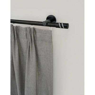 GARESA Schwarze 180cm Gardinenstange - Maßanfertigung GARESA Schwarze 180cm Gardinenstange - Maßanfertigung