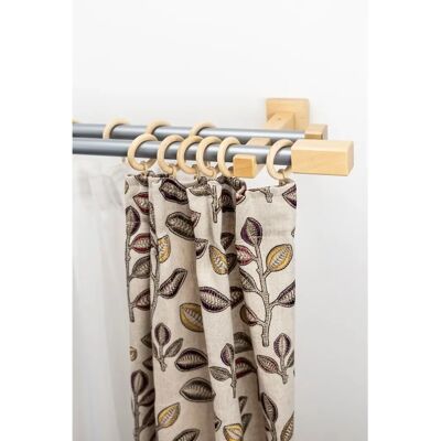 GARESA CUBUS Beige verstellbare Gardinenstange - Vorhangart GARESA CUBUS Beige verstellbare Gardinenstange - Vorhangart