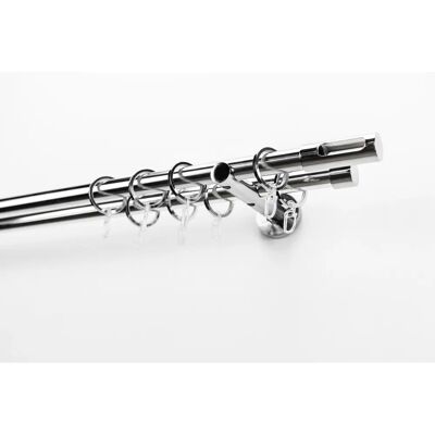 GARESA EASY Gardinenstange Grau - Verstellbar 65-360cm - Gardinenart GARESA EASY Gardinenstange Grau - Verstellbar 65-360cm - Gardinenart