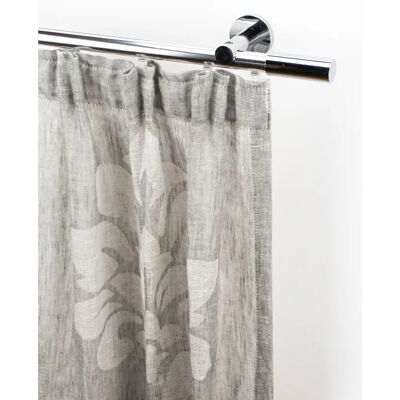 GARESA EASY Gardinenstange - 53x190cm, grau, Aluminium, 1-läufig GARESA EASY Gardinenstange - 53x190cm, grau, Aluminium, 1-läufig