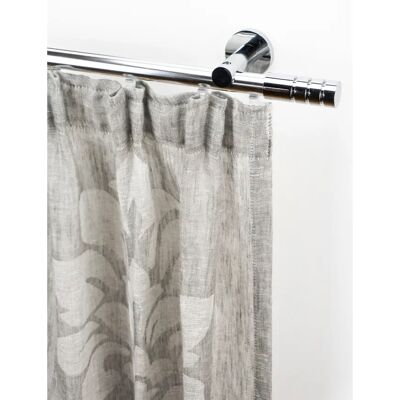 GARESA EASY Gardinenstange - 65x140cm Aluminium, Grau GARESA EASY Gardinenstange - 65x140cm Aluminium, Grau
