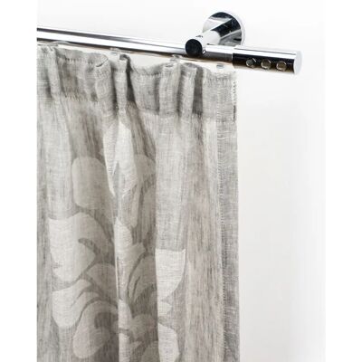 GARESA EASY Graue Gardinenstange - 67cm x 470cm - Mittelschwer GARESA EASY Graue Gardinenstange - 67cm x 470cm - Mittelschwer