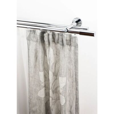 GARESA EASY Aluminium Gardinenstange - Verstellbar, 2-läufig, Grau GARESA EASY Aluminium Gardinenstange - Verstellbar, 2-läufig, Grau
