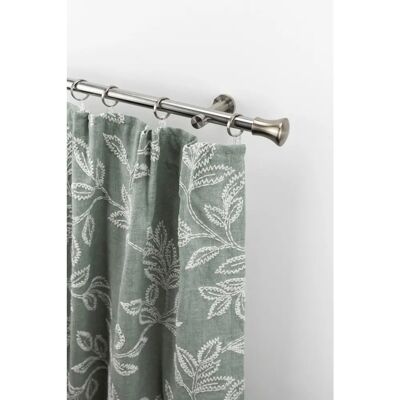 GARESA Anita Vollrund Edelstahl Gardinenstange - 170cm, 1-läufig GARESA Anita Vollrund Edelstahl Gardinenstange - 170cm, 1-läufig