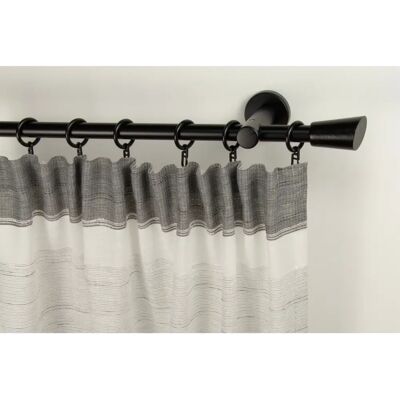 GARESA - CLASSICO MOLIS - schwarz - 200 cm - Gardinenstange GARESA - CLASSICO MOLIS - schwarz - 200 cm - Gardinenstange
