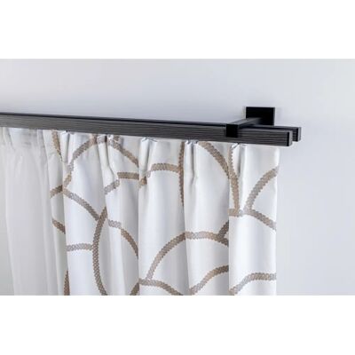 GARESA - FINN - grau - L140cm - Curtain Rod GARESA - FINN - grau - L140cm - Curtain Rod