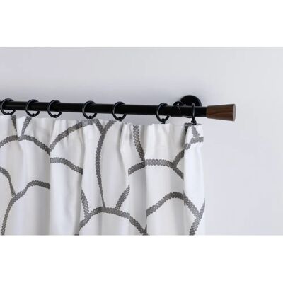 GARESA - Lina - Schwarz - 270 cm - Curtain Rod GARESA - Lina - Schwarz - 270 cm - Curtain Rod