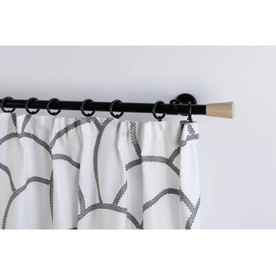 GARESA - Lina - Schwarz - 420 cm - Gardinenstange GARESA - Lina - Schwarz - 420 cm - Gardinenstange