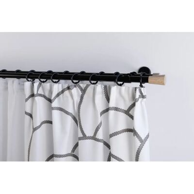 GARESA - LINA - Schwarz - 220 cm - Gardinenstange GARESA - LINA - Schwarz - 220 cm - Gardinenstange
