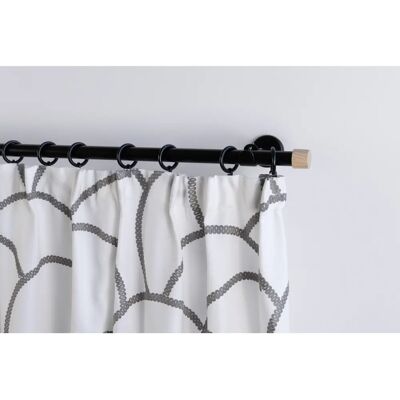 GARESA - Lina - 350 cm - Schwarz - Curtain Rod GARESA - Lina - 350 cm - Schwarz - Curtain Rod