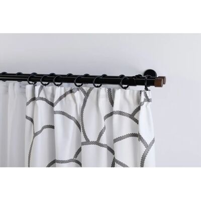 GARESA - Lina - Schwarz - 170cm - Curtain Rod GARESA - Lina - Schwarz - 170cm - Curtain Rod