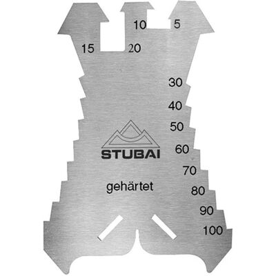 Stubai 278601 Marking Template - Stainless Steel, 140x100 mm Stubai 278601 Marking Template - Stainless Steel, 140x100 mm