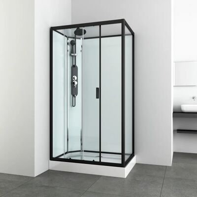 SANOTECHNIK EPIC 3 Cabina de ducha - Negro (mate) - Cabina de ducha SANOTECHNIK EPIC 3 Cabina de ducha - Negro (mate) - Cabina de ducha