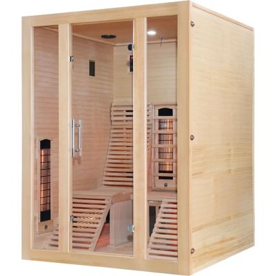 SANOTECHNIK Oslo Infrarotsauna für 2 beige - Infrarotkabine SANOTECHNIK Oslo Infrarotsauna für 2 beige - Infrarotkabine