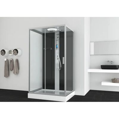 SANOTECHNIK BOSTON Duschkabine - Komplett, Grau, 120x215x90cm SANOTECHNIK BOSTON Duschkabine - Komplett, Grau, 120x215x90cm