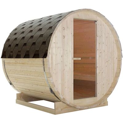 SANOTECHNIK TROMSÖ L Fasssauna - Für 4 Personen - 6 kW Ofen SANOTECHNIK TROMSÖ L Fasssauna - Für 4 Personen - 6 kW Ofen