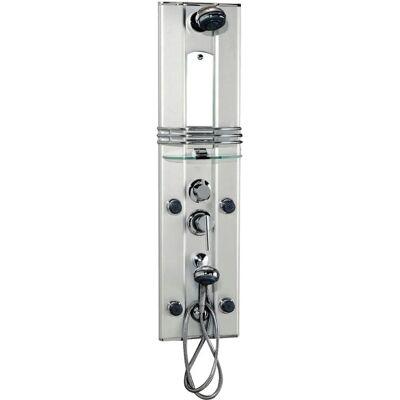 SANOTECHNIK Duschmassagepaneel PALMA - Aluminium - 105x26cm SANOTECHNIK Duschmassagepaneel PALMA - Aluminium - 105x26cm