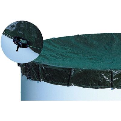 MYPOOL 805cm x 540cm Poolabdeckplane - Schwarz, Grün - Für Achtformbecken MYPOOL 805cm x 540cm Poolabdeckplane - Schwarz, Grün - Für Achtformbecken