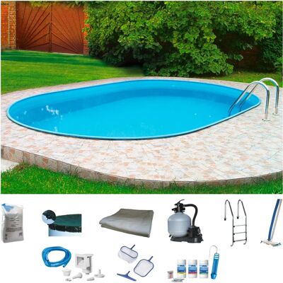 MY POOL BWT Ovalpool - Stahlrahmen - 300x500x135cm - Schwimmbecken MY POOL BWT Ovalpool - Stahlrahmen - 300x500x135cm - Schwimmbecken