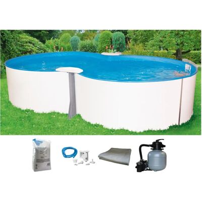 MY POOL BWT PREMIUM Achtform Stahlbecken - Schwimmbecken MY POOL BWT PREMIUM Achtform Stahlbecken - Schwimmbecken