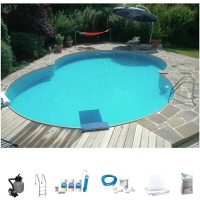 MY POOL BWT SAMOA 3 - Achtform Schwimmbecken MY POOL BWT SAMOA 3 - Achtform Schwimmbecken