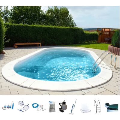 MY POOL BWT Premium Ovalpool - Stahlrahmen, 22000L, Beige MY POOL BWT Premium Ovalpool - Stahlrahmen, 22000L, Beige