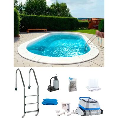 MY POOL BWT POWER Ovalpool - Sandfilter, 27000L, 360x623x150cm MY POOL BWT POWER Ovalpool - Sandfilter, 27000L, 360x623x150cm