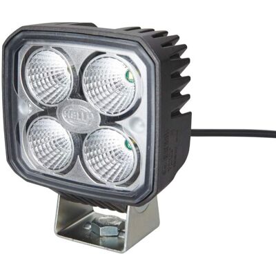 Hella LED Projecteur de Travail - 1200lm, 12V/24V, Noir - Projecteur Hella LED Projecteur de Travail - 1200lm, 12V/24V, Noir - Projecteur