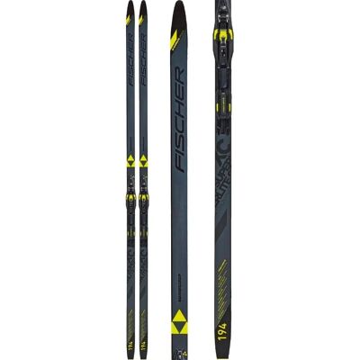 Fischer Superlite Crown EF Skiset - Schwarz - Leichtgewichtig Allrounder Fischer Superlite Crown EF Skiset - Schwarz - Leichtgewichtig Allrounder