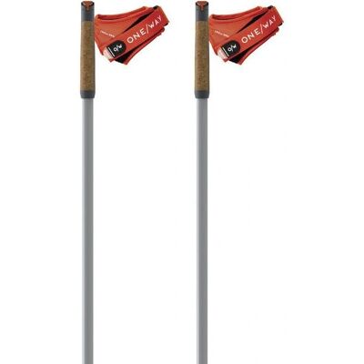Bâtons de ski nordique One Way Storm 6 Mag - 30 % carbone - Légers et durables - Publicité Bâtons de ski nordique One Way Storm 6 Mag - 30 % carbone - Légers et durables - Publicité