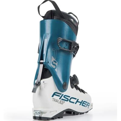 Scarponi da sci di fondo Fischer Travers TS bianco/blu - Donna Scarponi da sci di fondo Fischer Travers TS bianco/blu - Donna