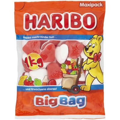 Haribo Caramelle Cuore - 1kg Gusto Fruttato Haribo Caramelle Cuore - 1kg Gusto Fruttato
