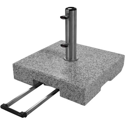 DOPPLER ACTIVE Schirmständer - Naturgranitt, 70kg, Tragbar DOPPLER ACTIVE Schirmständer - Naturgranitt, 70kg, Tragbar