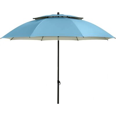 Parasol Derby Windprofi 2 m - Plage - Protection UV 50+ - Publicité Parasol Derby Windprofi 2 m - Plage - Protection UV 50+ - Publicité