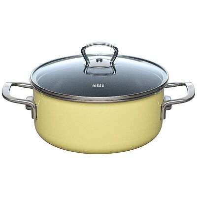 Riess Zitronengelb 20cm /2L Kochtopf Riess Zitronengelb 20cm /2L Kochtopf