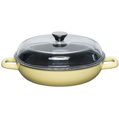 Riess Jaune Citron 28cm Poêle à braiser - Ustensiles de cuisine - Publicité Riess Jaune Citron 28cm Poêle à braiser - Ustensiles de cuisine - Publicité