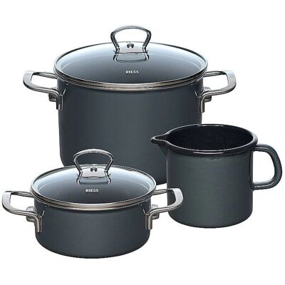 Set de inicio Riess 3 piezas Gris oscuro Set de inicio Riess 3 piezas Gris oscuro