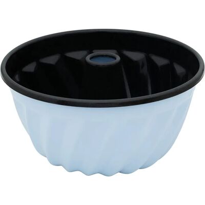 Riess 22cm Hellblau Emaille Gugelhupf - Backform Riess 22cm Hellblau Emaille Gugelhupf - Backform