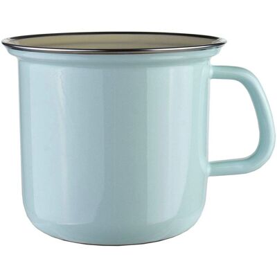 Olla de esmalte turquesa Riess - 14cm - Estilo retro clásico Olla de esmalte turquesa Riess - 14cm - Estilo retro clásico