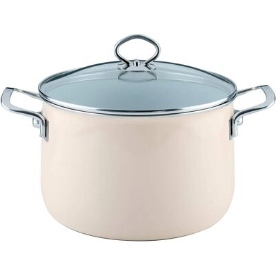 Riess Avorio 24cm/6,5L Fleischtopf - Bratpfanne Riess Avorio 24cm/6,5L Fleischtopf - Bratpfanne