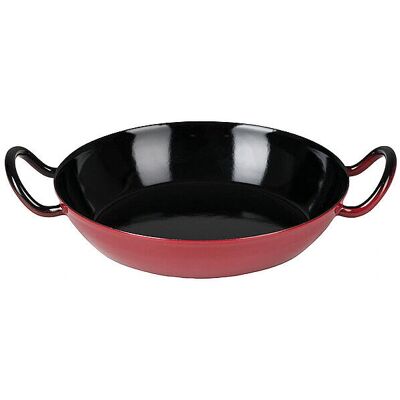Riess Schlemmerpfanne 24cm Dunkelrot - Bratpfanne Riess Schlemmerpfanne 24cm Dunkelrot - Bratpfanne