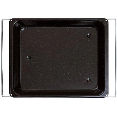 Riess Modello 408-22 Teglia da Forno Smaltata Nera - Teglia Riess Modello 408-22 Teglia da Forno Smaltata Nera - Teglia
